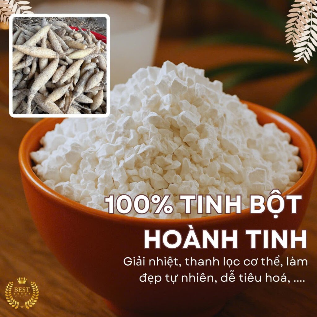 Tinh Bột Hoàng Tinh Nguyên Chất 100%